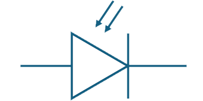 Symbol fotodiode